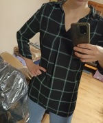 Dłuższa koszula w kratę C&A Yessica (36)