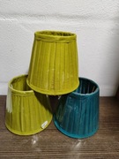 Zestaw trzech abażurów