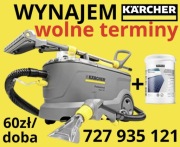 WYNAJEM odkurzacz do prania tapicerki KARCHER Puzzi 10/1 +proszek GRATIS!