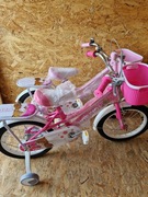 Rowerek 16 cali Różowy ciemny i jasny Yibeiq soprt 4+