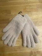 & other stories nowe rękawiczki puszyste kremowe