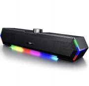 Bazivve V30 Głośnik RGB USB i AUX - Czarny