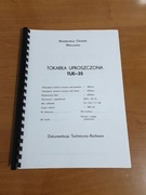 Instrukcja Obsługi DTR Tokarka TUE-35 Dokumentacja Techniczna + rysunki