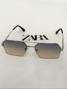 Okulary przeciwsłoneczne męskie z metalową ramką Modern Style ~ Zara