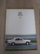 Prospekt Mercedes 123 Coupe 230C 280C 280CE