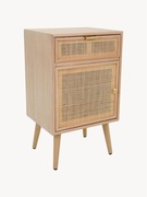Szafka nocna z drewna Cayetana WESTWING boho vintage retro