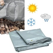 Plandeka Płachta Ochronna UV 4x5m 80g Okryciowa Mocna Uniwersalna 