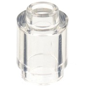 LEGO Brick Round Okrągły 1x1 trans clear przezroczysty 3062 50szt