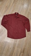 Koszula męska bordowa na długi rękaw z modalu Marka Melka L XL XXL