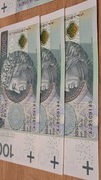 Banknoty UNC 100 ZŁ Seria:AJ