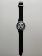 Swatch Secret Agent Silver YCS407 Irony Chrono