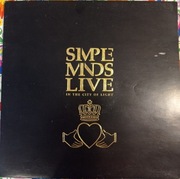 Simple Minds – Live In The City Of Light  EX 2xLP UK 1987 booklet