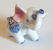 Słoń porcelanowy słonik porcelana mały figurka