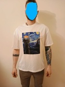 Biała koszulka Oko Saurona, Władca Pierścieni Lord of The Rings Van Gogh