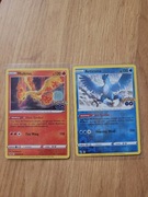 Karta Pokemon Articuno 24/78 Holo i Karta Pokemon Moltres 12/78 Holo