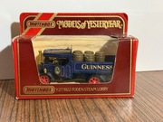 Matchbox autko 1:43 GUINNESS Y-27 1922 CAMION A VAPEUR FODEN
