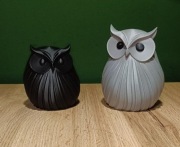 Zestaw 2 ozdobnych sów