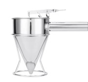 Dozownik lejek do naleśników babeczek ze stali nierdzewnej