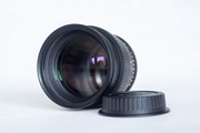 Samyang 85mm T1.5 VDSLR dla Canon EF Stan idealny