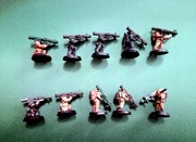 Astra Militarum Heavy Weapons Launchers x 10