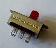 Unitra przełącznik suwakowy 250v 2A,90szt.