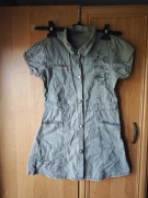 Sukienka dziecięca szara jeansowa rozmiar 146