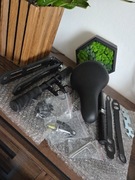 Siodełko rowerowe na ramę dla dziecka fotelik do roweru z kierownicą