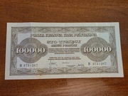 Banknot 100000 marek polskich 1923 r