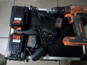 Wiertarko-wkrętarka 18V BDCDC18B BLACK DECKER 2 akumulatory 2 ładowarki 
