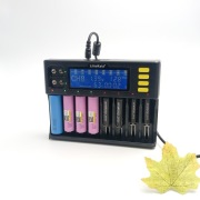 Ładowarka LiitoKala Lii-S8 8-slot (AA/AAA + Li-ion) LCD 12V/4A