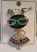 Broszka Ballerina Cappuccina 