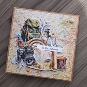 Personalizowana kartka na urodziny, podróże