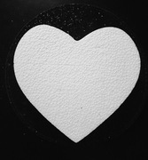 Baza styropianowa 15 cm gr 3  podstawa serce figura Walentynki tort