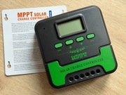 Kontroler MPPT Regulator 12V/24V 20A panel solarny akumulator WiFi