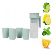 DZBANEK FILTRUJĄCY ZAKRĘCANY PIKNIKOWY 4 KUBKI 1L