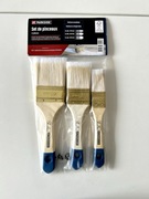 NOWY Zestaw płaskich pędzli malarskich 3 szt Parkside