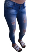 Crissa  denim  damskie spodnie z dziurami  rozmiar  W27  W28 