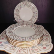 **SERWIS patera 6 talerzy TAPESTRY Minton 1962+