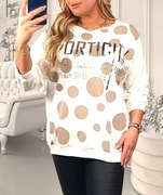 DUŻA   BLUZA  48-50-52--   plus size --2 XL,3xl,4xl,5xl,