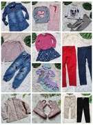 Zestaw ubrań paka ubranek dla dziewczynki 104 H&M Zara Kappahl