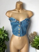 Morgan vintage jeansowy top 38