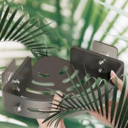 Elegancka półka łazienkowa na kosmetyki 30 cm na przyssawki