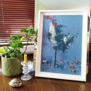 Obraz kogut - abstrakcja