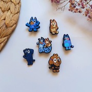 Przypinki do butów Crocs charms jibbitz Bluey Blue 