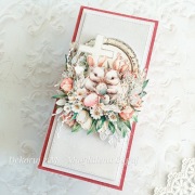 Kartka, ręcznie robiona, Wielkanoc 