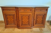 Zdobiona drewniana komoda rzeźbiona stan jak nowa