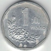 Chiny 1 Yi Jiao 1995 - 22,50 mm