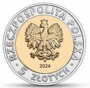 5 zł 2024 Opactwo Benedyktynów w Tyńcu 6  sztuk