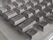 Akko PBT Double Shot - Cool Gray