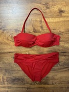 Bikini czerwone strój kąpielowy dwuczęściowy kostium Ever Me 80B S 36
